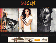 Tablet Screenshot of gal-gadot.com